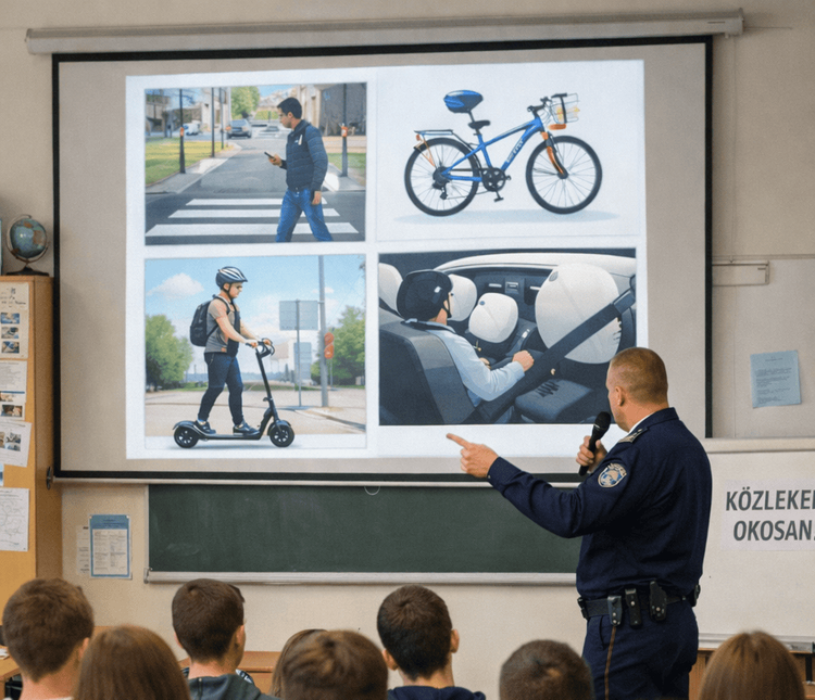 Közlekedésbiztonsági előadások iskolánkban